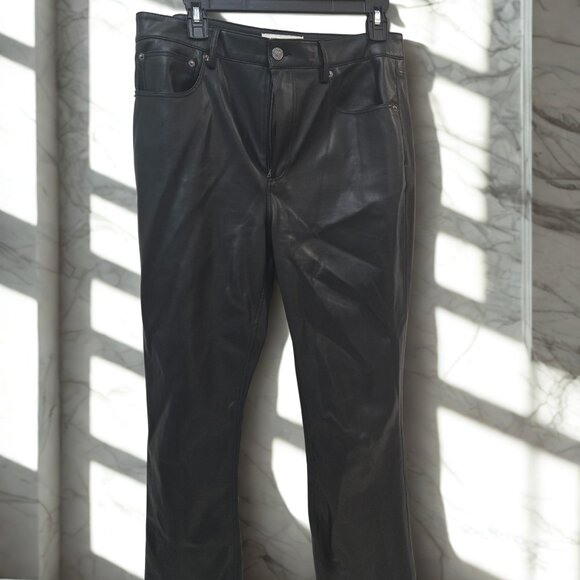 Faux Leather Straight Leg Pants – Luxe Fit, Perfect for Fall & Night Out - Zara - Picture 1 of 10